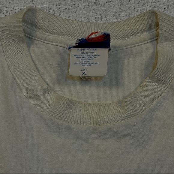 Majestic 1996 MLB Phillies All Star Game T-Shirt Single Stitch Men XL Baseball - Picture 9 of 14